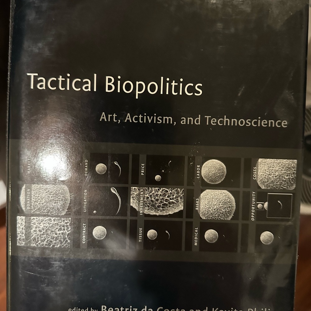 Tactical Biopolitics Book
